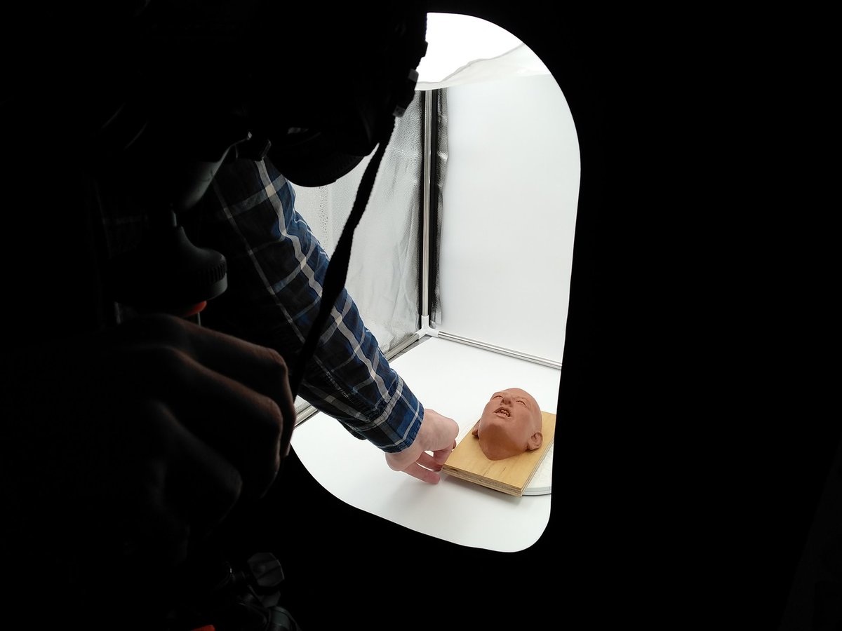 Capturing a sculpture by local artist <a href="/PabloCD3/">Pablo CD</a> using #photogrammetry today!