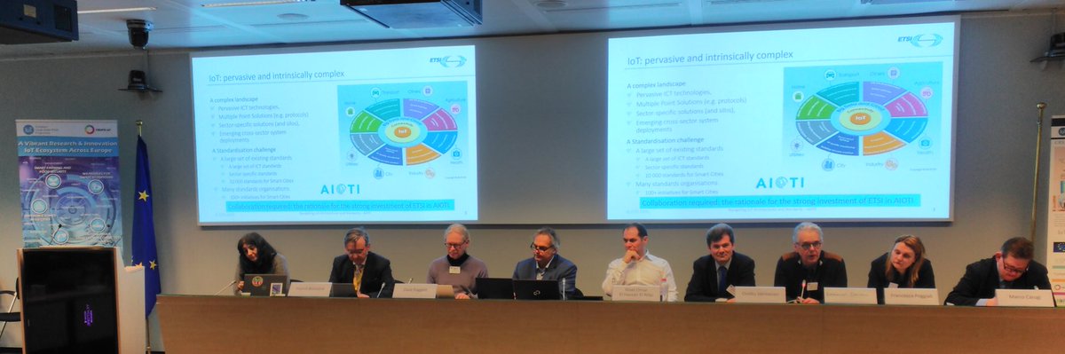 CreateIoT_eu's tweet photo. Emmanuel Darmois @ETSI_STANDARDS the challenge of the large set of existing standards urge for a strong collaboration of all actors .Enlarge and boost the community has been a great success of #CREATEIoT together with @EU_Commission @AIOTI_EU #IoTLSP https://t.co/lYcl1HcUc9