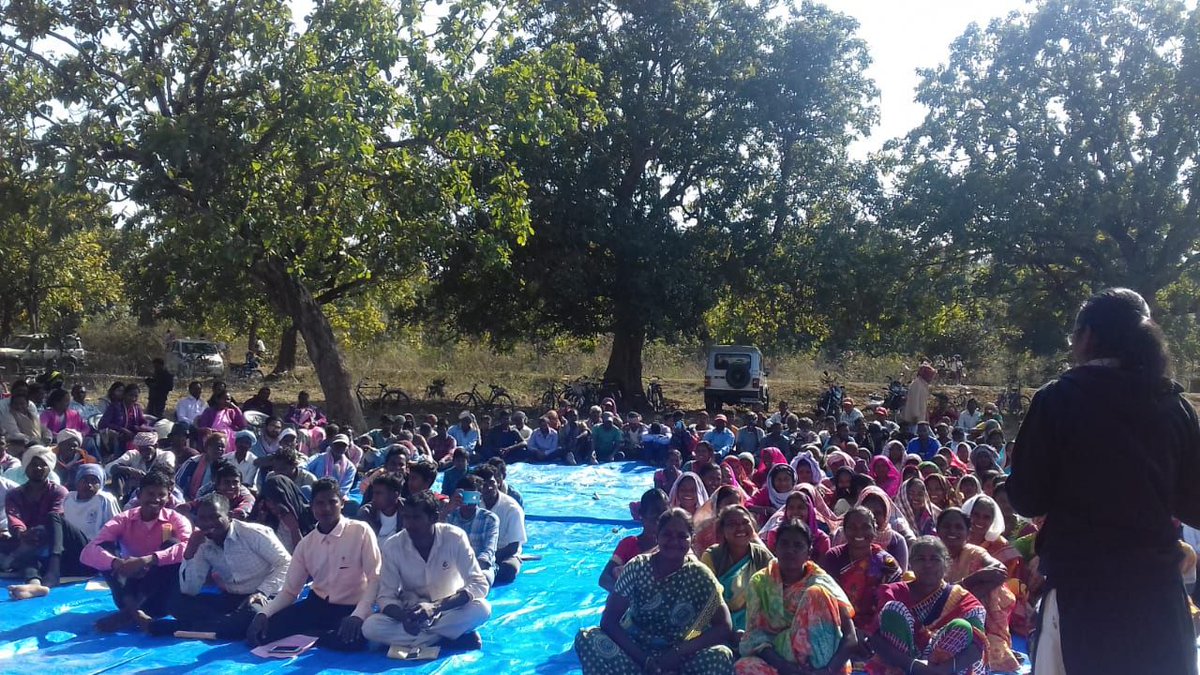 After working to build the program for 16 months, Sister Kita speaks to villagers about their success in setting up a Public distribution system, a chain of shops entrusted with the work of distributing basic food and commodities to those in need at affordable prices.