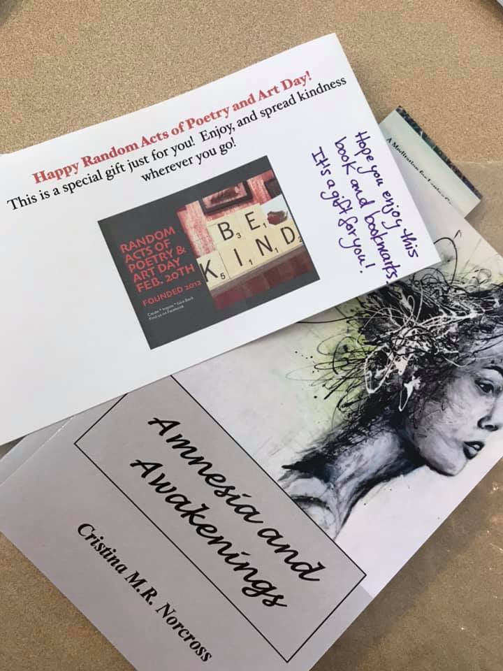 OfficialRAPADay's tweet photo. I put a gift copy of my poetry collection, Amnesia and Awakenings (Local Gems Press, 2016) in the Little Free Library outside the Pabst Farms (Oconomowoc, WI) YMCA for RAPA Day! #RAPADay2020 #RAPADay https://t.co/0NyuAqKsoU