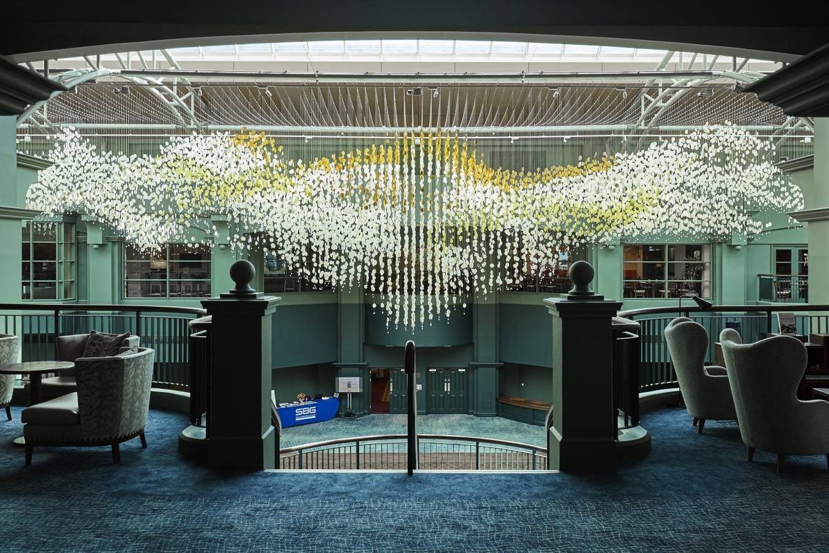 George_Singer's tweet photo. Zephyr, a 60-meter-long lighting installation for the Fairmont Hotel in Scotland
Winner of the International Architecture & Design Awards, and the Darc Awards
#georgesinger #georgesingerlondon #onformative #designetalawards #zephyr #lightinginstallation #fairmont #madeinuk #art https://t.co/QKGMQyickT