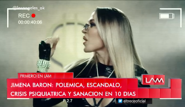 LosAngeles_ok's tweet photo. Polémica, escándalo, crisis psiquiátrica y sanación... EN 10 DÍAS!!! @baronjimena estrenó su nuevo tema. #LAM https://t.co/M7ZWRRW60q