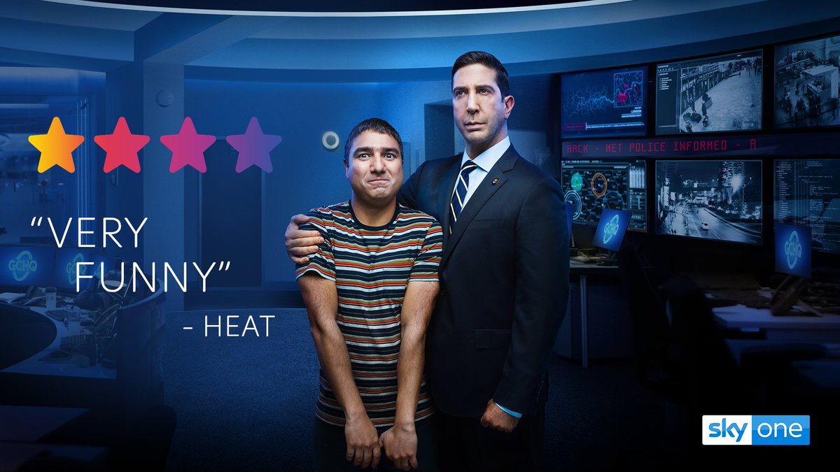 skytv's tweet photo. They’ve arrived. Finally. All episodes of #Intelligence, created and written by @nickmohammed who stars with @DavidSchwimmer, available now. https://t.co/my3r9Q0yhj