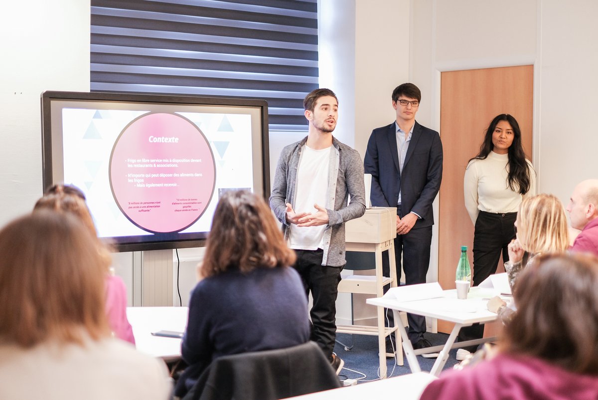 microdon_fr's tweet photo. [#HACKADON - J2 🚀] Une seconde journée et dernière journée forte en émotion ! Dernière ligne droite pour nos étudiants qui ont passé une courte nuit. Ils ont pu pitcher leurs solutions dans l'après-midi 🗣️ (1/4)
#hackathon #innovation #techforgood https://t.co/6U8qY70OwU