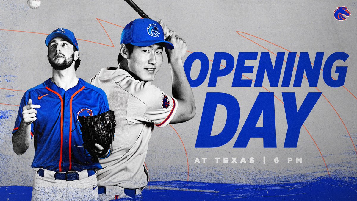OPENING DAY!

🆚 Texas
📍 Austin, Texas
🕕 6 p.m. (MT)
💻 LHN ESPN.com
📻 KTIK 1350 AM
📊 broncosports.com

#BleedBlue