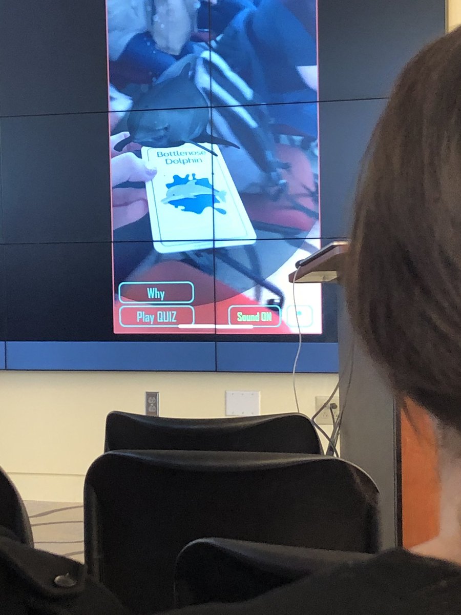 Ms_Stiffey's tweet photo. The app @AugmentifyIt is so cool. I can’t wait to apply it to my future classroom! #w401 #arvrinedu https://t.co/BQlCEXxl36