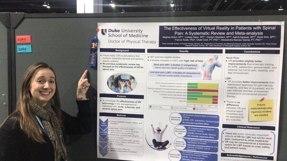 Duke_DPT's tweet photo. Congrats to our #DukeStudents #dptstudents who received ribbons for their posters last week @APTAcsm for their #dptresearch #dptcapstone from @HPAAPTA & @OrthopaedicAPTA @kerrilembo @TheAndySeraphin @CStoddard_SPT @jonathankimpt #classof2020 @ale_garciaPT @chadcookpt #DukeatCSM https://t.co/1wqQDqMUyJ