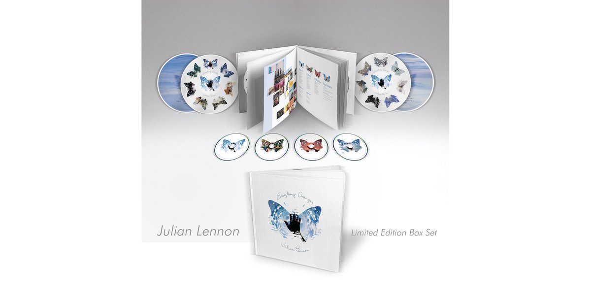 JulianLennon's tweet photo. We have a ‘Everything Changes’ Box-Set personally signed by Julian to give away.  Like &amp; Retweet to enter!

#julianlennon #everythingchanges #boxset #competition #whitefeatherfoundation #love https://t.co/ZawPRDqj2V