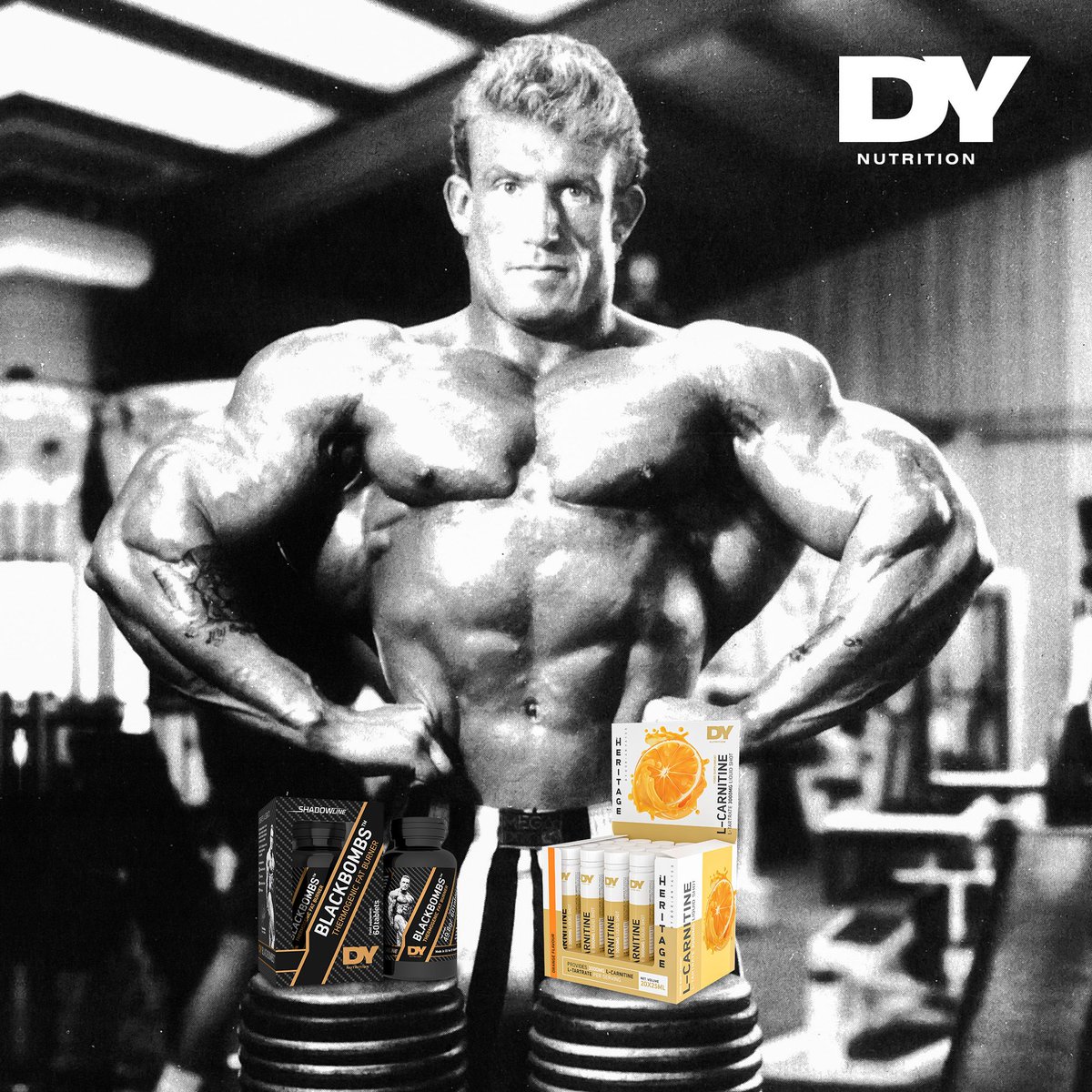 DYNutrition's tweet photo. Dorian didn't really have the help of BlackBombs or L-Carnitine when he was cutting, but you do and you also have a 20% discount for all our products using the code: "StartNow".
👉 https://t.co/BX06Q3lHpg
____
#DYNutrition #DoTheWork
#TheShadowLine #createalegacy https://t.co/Ks9zJIF5Ok