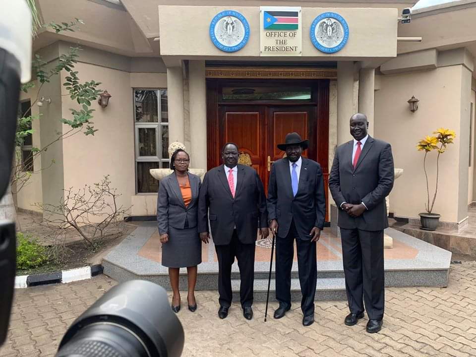 MrMariak's tweet photo. BREAKING NEWS

Mayiik Ayii and Tut Gatluak are reappointed as Minister of Presidential Affairs and Presidential Advisor on National Security Affairs respectively. They have already been sworn into office at J1. https://t.co/8NkqehozfB