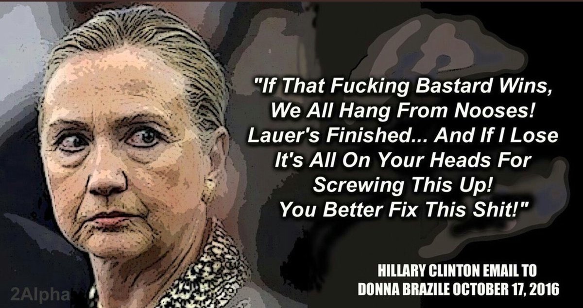 Pro1stAmendment's tweet photo. @X22Report Hillary knew then, and they are all afraid now...
as they should beโ๏ธ #DeepStateDesperation https://t.co/2Wn9STF7j4