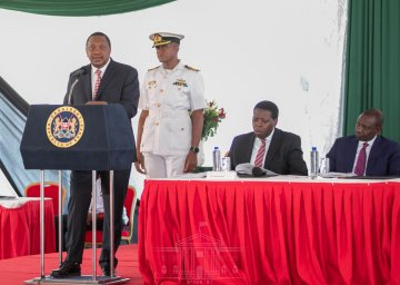 KenyaGovernors's tweet photo. During this summit, the two levels of Government discussed the implementation of the Big 4 Agenda aligned programmes, disaster preparedness, corruption and pending bills. #DevolutionToday https://t.co/VsumjvWJdz
