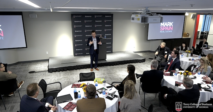 TerryCollege's tweet photo. "If you're a $10M producer you should be hanging around $20M producers."
Great advice from Mark Spain (BBA '93), chairman and CEO of Mark Spain Real Estate, at yesterday's Terry Third Thursday sponsored by Synovus Bank.
https://t.co/TdT8j39vkx
#TerryThirdThursday https://t.co/WoRKJyrd1z