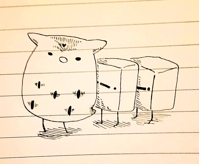 外で落書き、おうちで描く方が良い…

#イラスト
#イラスト好きな人とつながりたい 
#お絵描き 