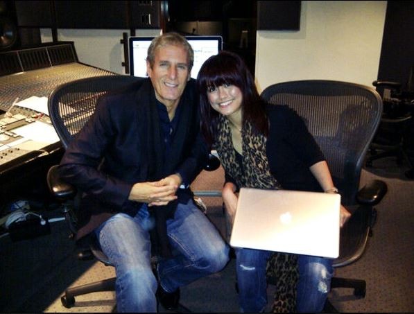 Agnez Mo with Michael Bolton