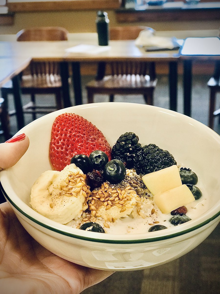 CCISalison's tweet image. Chef Eric @WRA killed it yesterday with these steel cut oats  soaked for 48 hours...BEST OATS EVER. Still dreaming of them. #jobperks #mathgroup  #moreplease