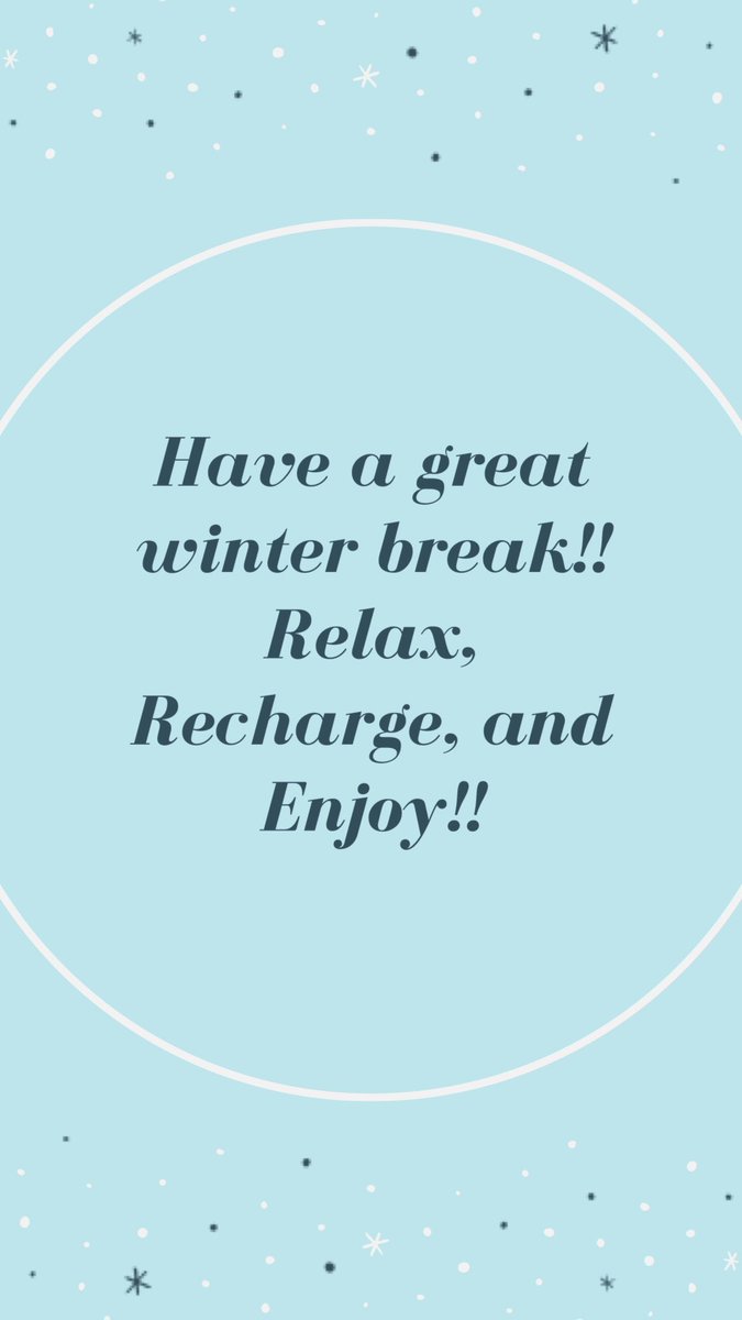 HanoverEdPrep's tweet image. Happy Winter Break!!!