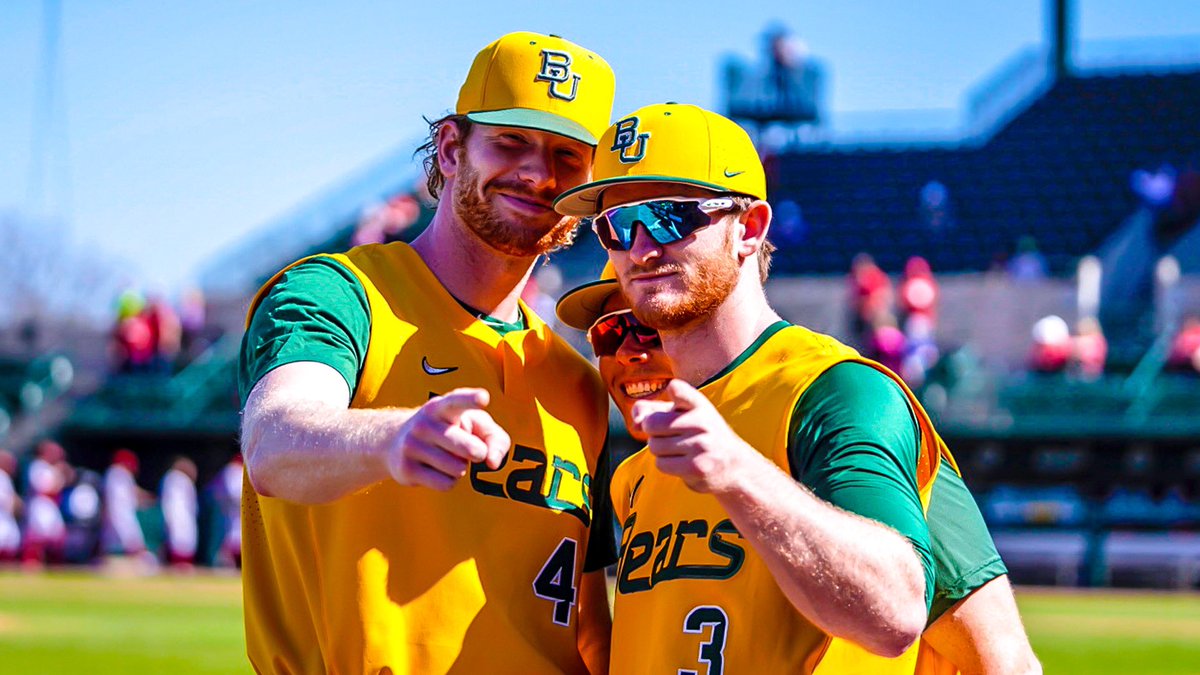 The boys want to make sure YOU are at Baylor Ballpark this weekend 😎

#SicEm 🐻⚾️