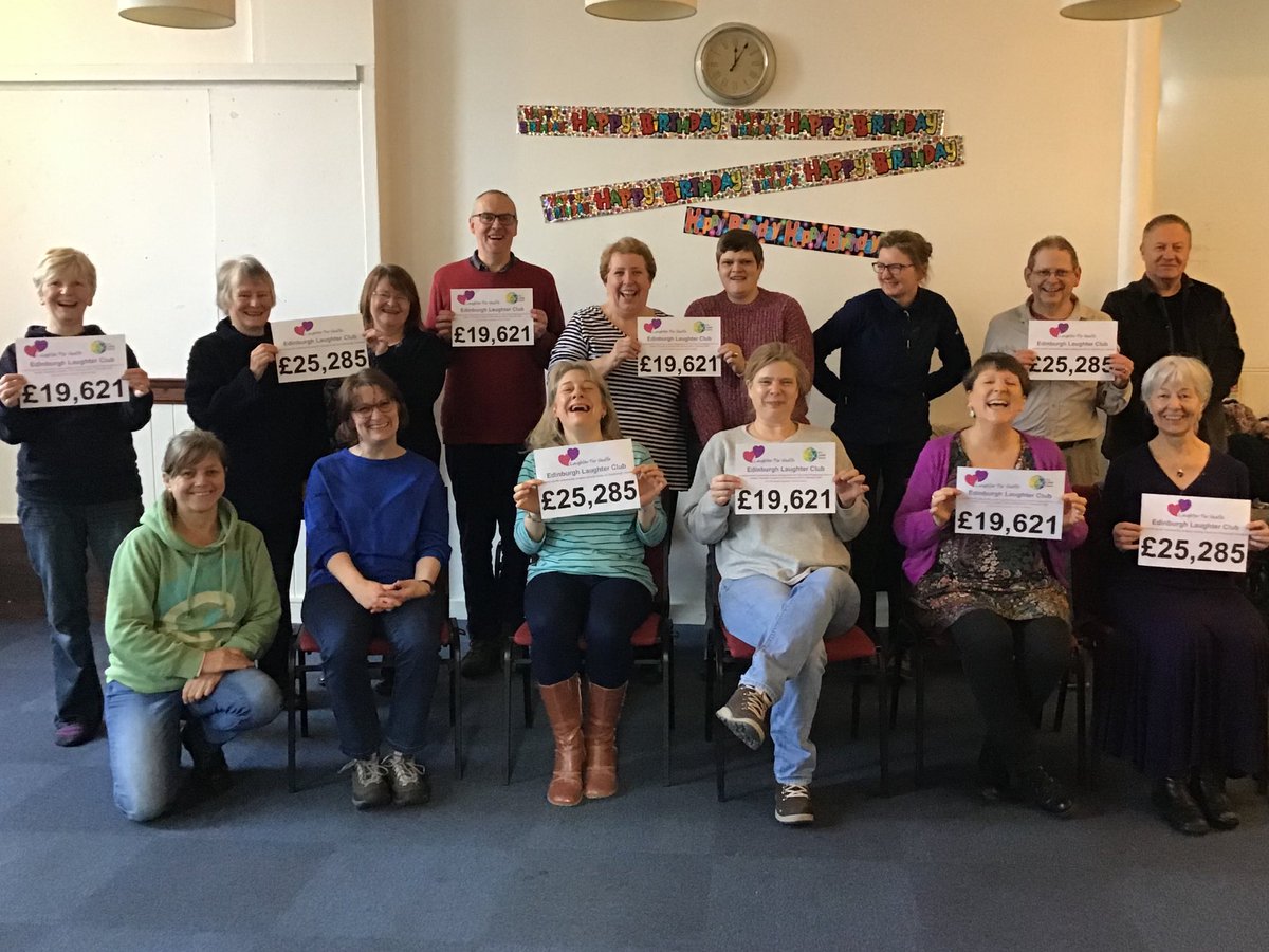 Edinburgh Laughter Club now in its 10th year 🙌
I started a weekly club Feb 2013; yesterday we celebrated the 7th birthday of our Thursday morning club 🥳
So much fun over the years and £25k raised for charities - very proud and full of gratitude ❤️🙏💕🥳
facebook.com/15651610115166…
