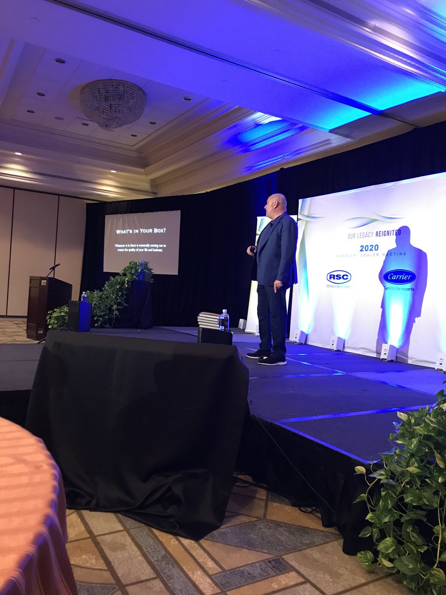 RSCCraig's tweet photo. #RELENTLESS Weldon Long at 2020 RSC/Carrier Dealer Meeting https://t.co/0yWUqe7hw5
