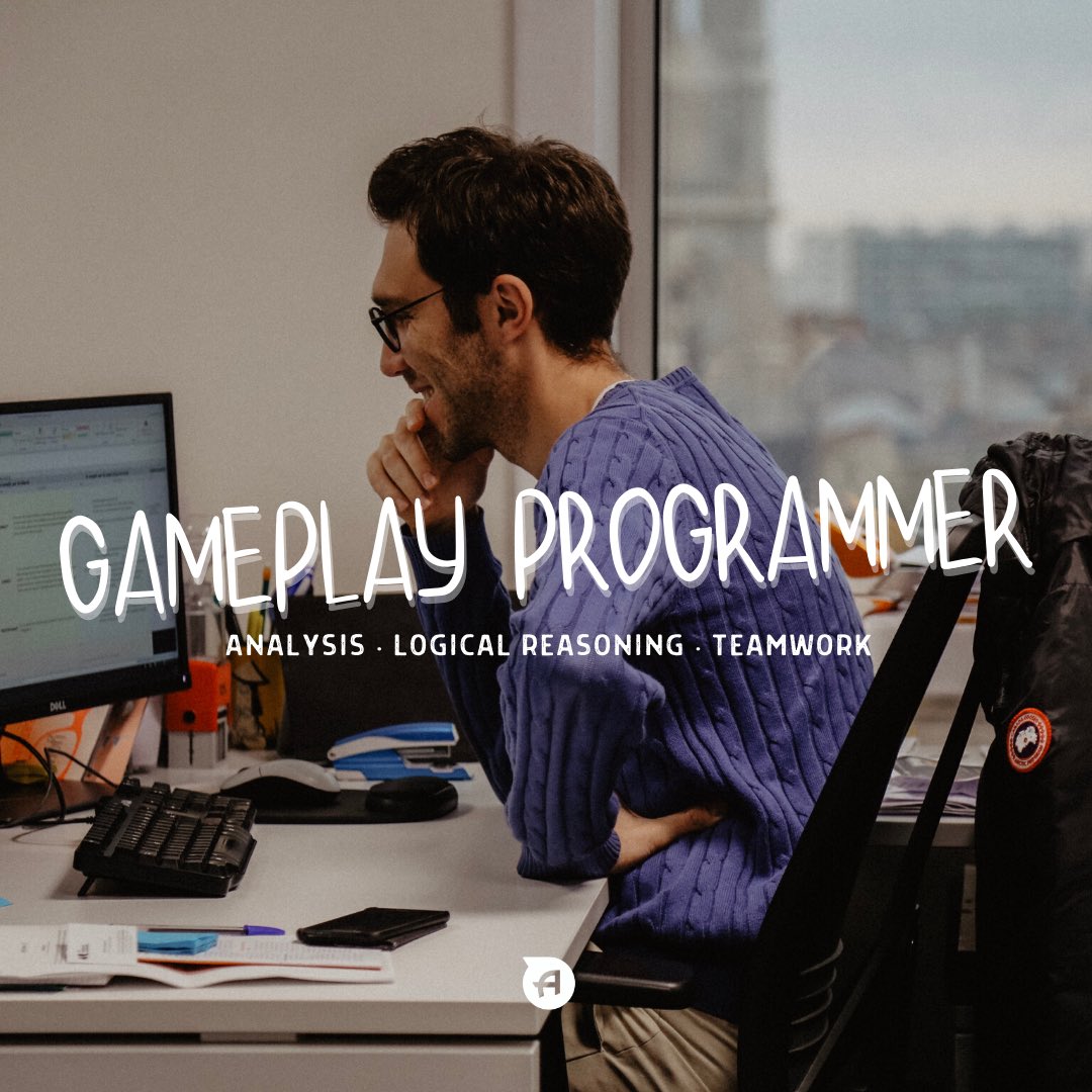 AsoboStudio's tweet photo. We’re looking for a Gameplay Programmer to come and work with us at Asobo Studio! Tag a friend! 💥💛
more info here: https://t.co/kmjvfkRWbp https://t.co/BxKhBxw5xn