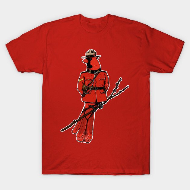 deancoledesign's tweet photo. Up to 35% OFF everything in my @teepublic shop. @deancoledesign #linkinbio

Cardinal Mountie - on sale now!

#deancoledesign #graphicdesign #graphicdesigner #illustration #illustrator #art #artist #canada #canadian #ottawa #ottawaart #ottawaartist  #birds #canadianbirds #cardinal https://t.co/bD1yS59ALT