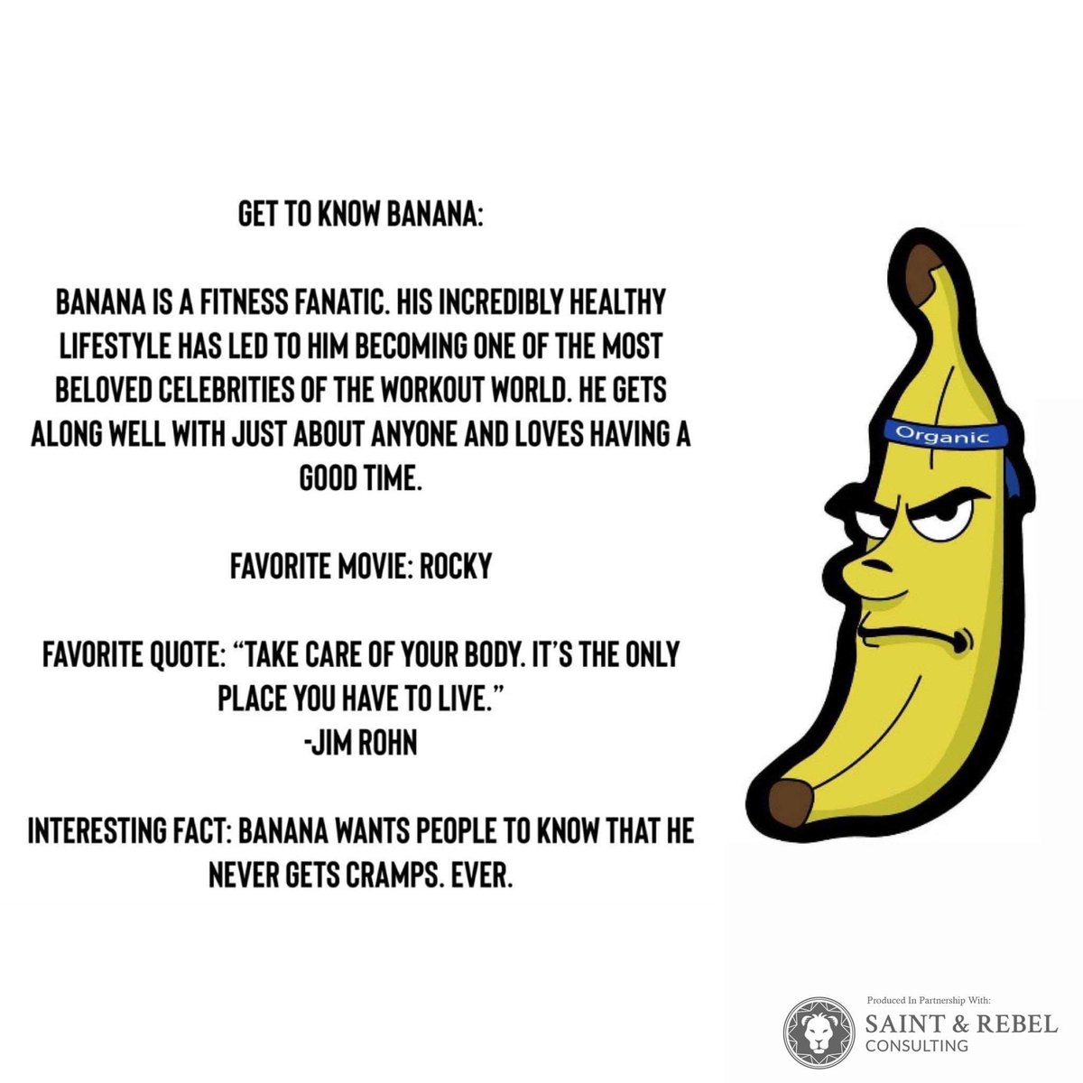 Pulprva's tweet photo. Meet Banana! #PulpFiction #storytelling #storytime #banana #foodthoughts https://t.co/G99iTBUWJr