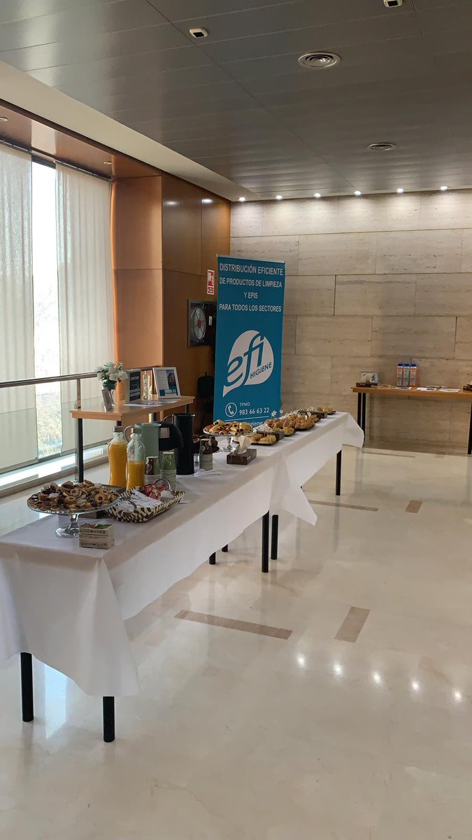 DiventiaEventos's tweet photo. Estupenda jornada organizada por @EfiHigiene sobre economía circular.#CamaradecomercioValladolid.
Gracias por contar con nuestros servicios!😊
#catering #decoeventos #eventplanner #eventosvalladolid #FabricadeExperiencias #DiventiaEventos #efihigiene #soycircularconefihigiene https://t.co/PWFXhMBaVs