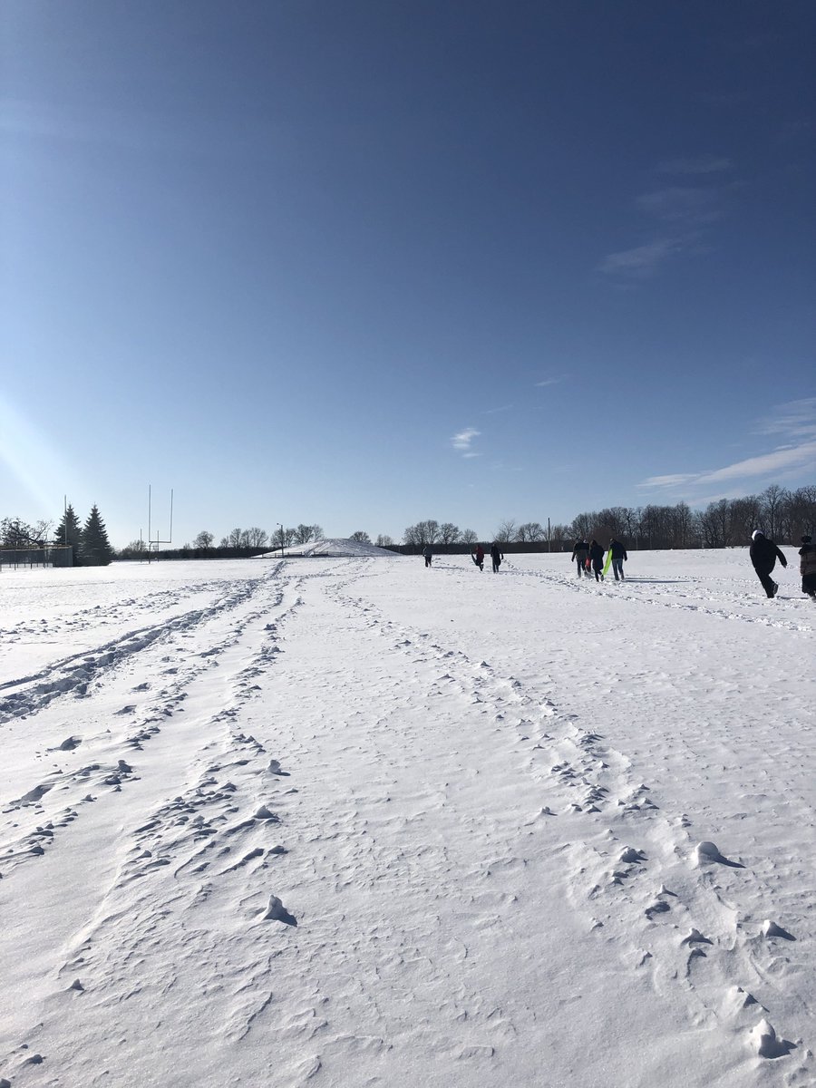NeenahHSScience's tweet photo. Wondering what the coefficient of kinetic friction is between a sled and the snow?  Just ask a Physics student... gathered data to answer this question. https://t.co/UZpt61Q8IT