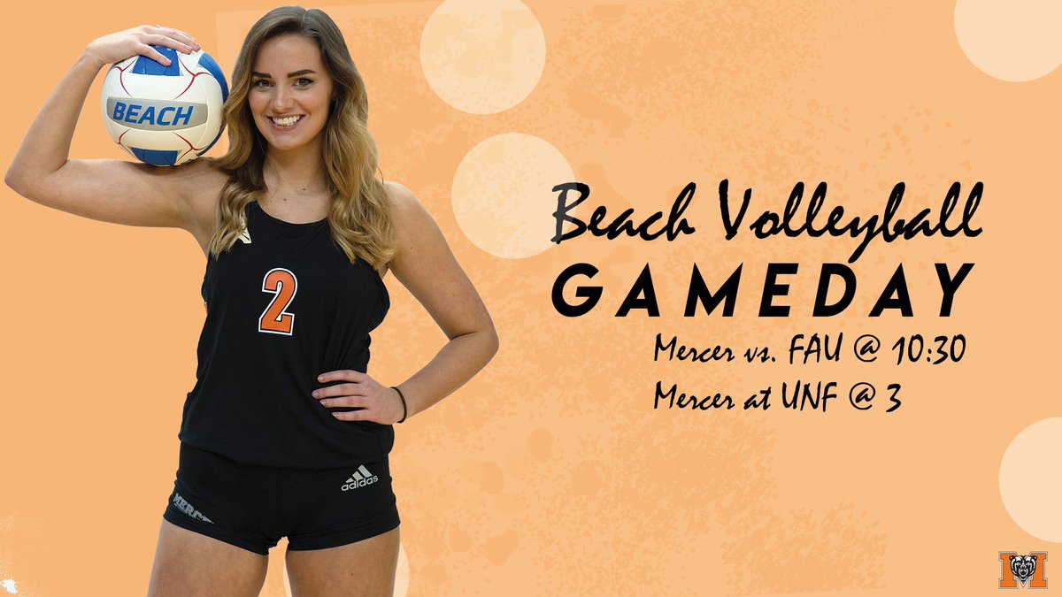MercerBearsVB's tweet photo. 𝒜𝓁𝓁 𝓈𝓂𝒾𝓁𝑒𝓈 𝒻𝑜𝓇 𝑔𝒶𝓂𝑒 𝒹𝒶𝓎😊

🆚 FAU / UNF
⏰ 10:30 a.m. / 3 p.m.
📍 Jacksonville, Fla.
📈 https://t.co/KqRdeJI5FM

#RoarTogether https://t.co/61teMZMzG2