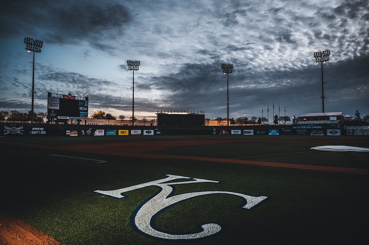 Royals's tweet photo. WE.
PLAY.
BASEBALL.
TODAY.

#AlwaysRoyal // #RoyalsST https://t.co/tKCtkiioyW