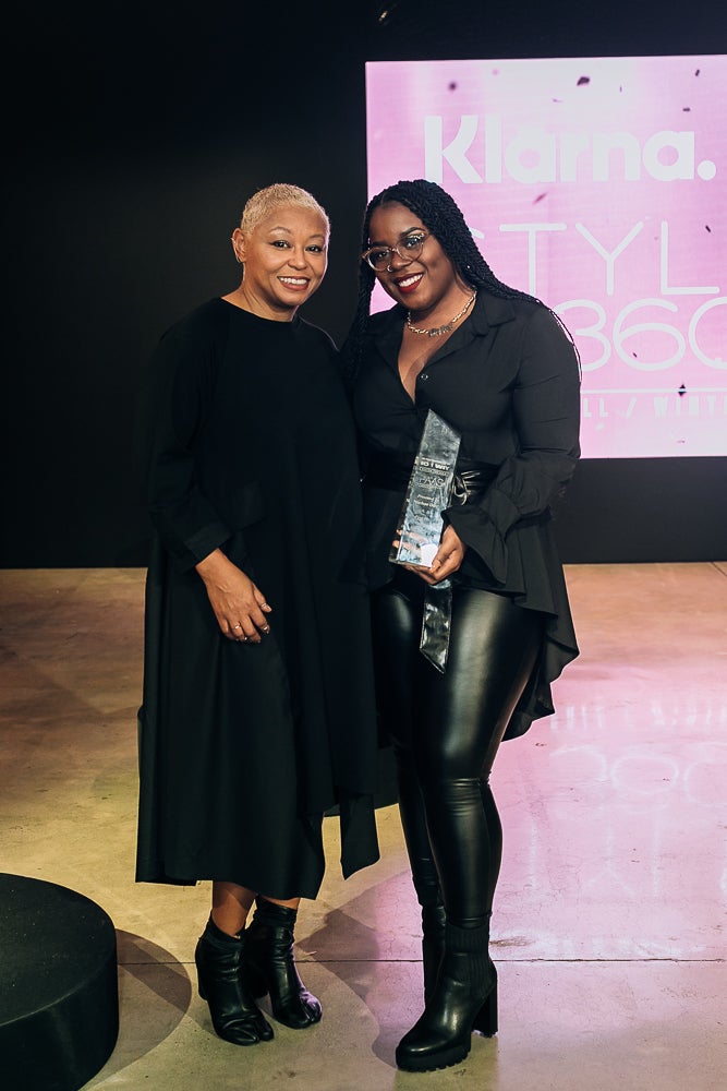 CAU's tweet photo. #CAUToday Kudos to Nachae Davis, 1st place winner of .@Footaction No 1 Way Design program! Davis takes home $15K &amp; a retail launch in select Footaction stores &amp; online at https://t.co/GrGaItTaev this Fall! #pantherproud 

Read more > https://t.co/1IadPzv3XC
#NYFW #CAUcreators https://t.co/T6jR98MrGf