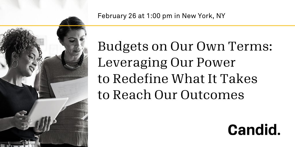 NonprofitNY's tweet photo. Join @CandidDotOrg to discuss efforts to move toward #fullcost funding models and what #budgets may look like under a full cost model in this free workshop presented in collaboration with our very own @nonprofitnyACT and @nff_news @GrantSpace https://t.co/CnyLy12yuz https://t.co/cZlrxJ7Hv7