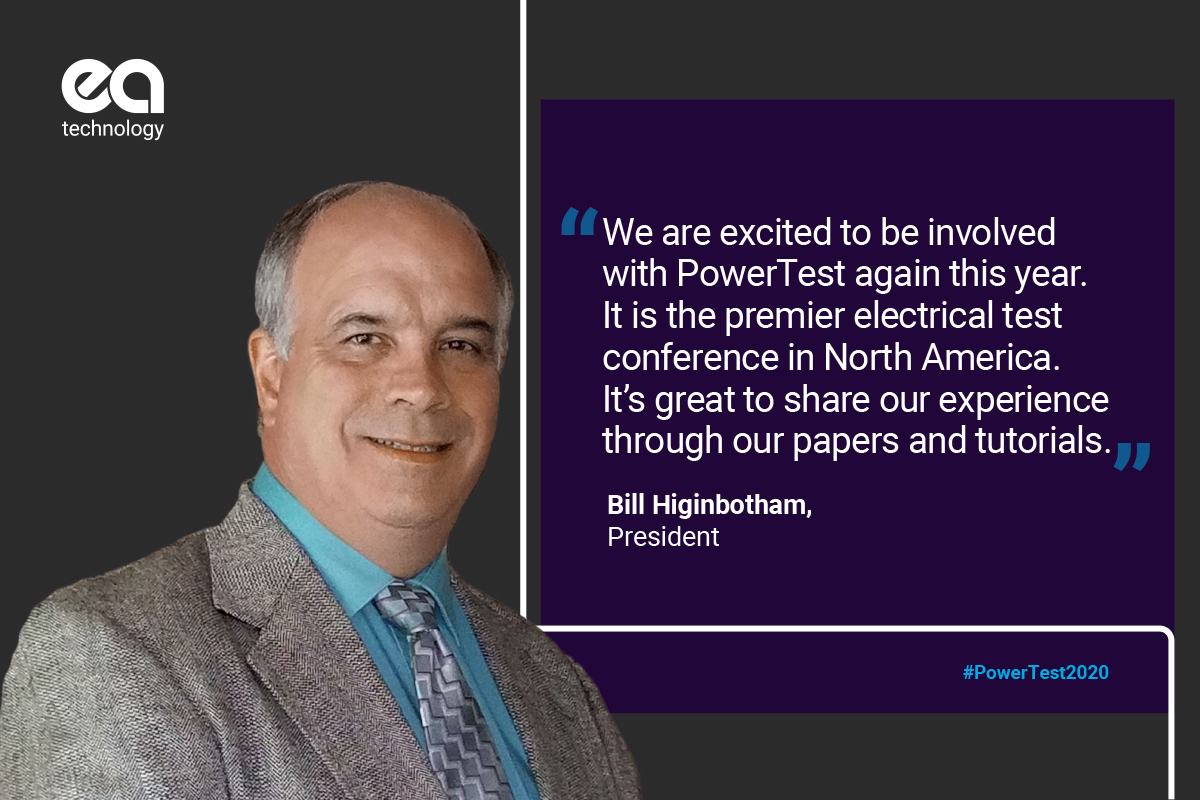 eatechnology's tweet image. Our very own Bill Higinbotham will be carrying out a four-hour tutorial on Continuous Online Monitoring on February 27th at the NETA PowerTest conference 2020 in Chicago, don’t miss it: bit.ly/2vLrjrr

#PowerTest2020