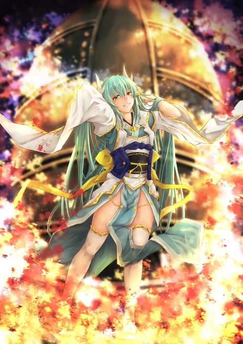 道成寺鐘と清姫
#FGO
pixiv=https://t.co/wjiufBM0IT 