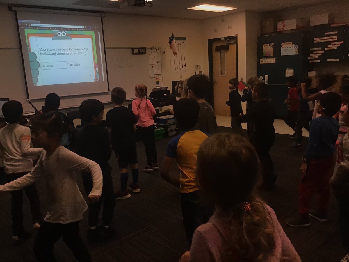 CarawayMstroRet's tweet photo. Lost recess because of the weather? #GoNoodle! https://t.co/r2NRRfFUjq