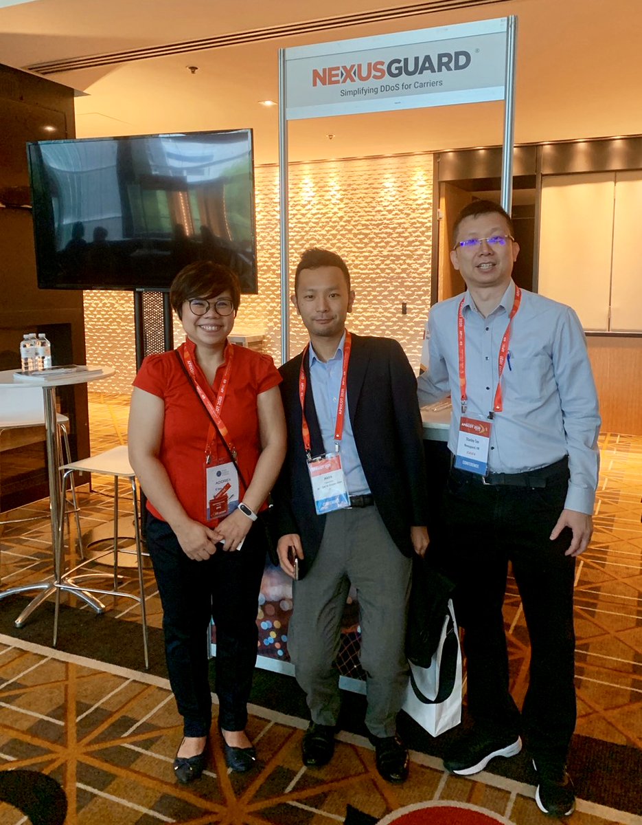 Nexusguard's tweet photo. #APRICOT2020 came and went in a flash. Happy to be part of this successful event and it was a great time to meet all of you. Thank you!
#Nexusguard #DDoSAttacks #DDoSProtection #Cybersecurity #Telcos #ISPs #TAPprogram https://t.co/VqL3HxsiOa