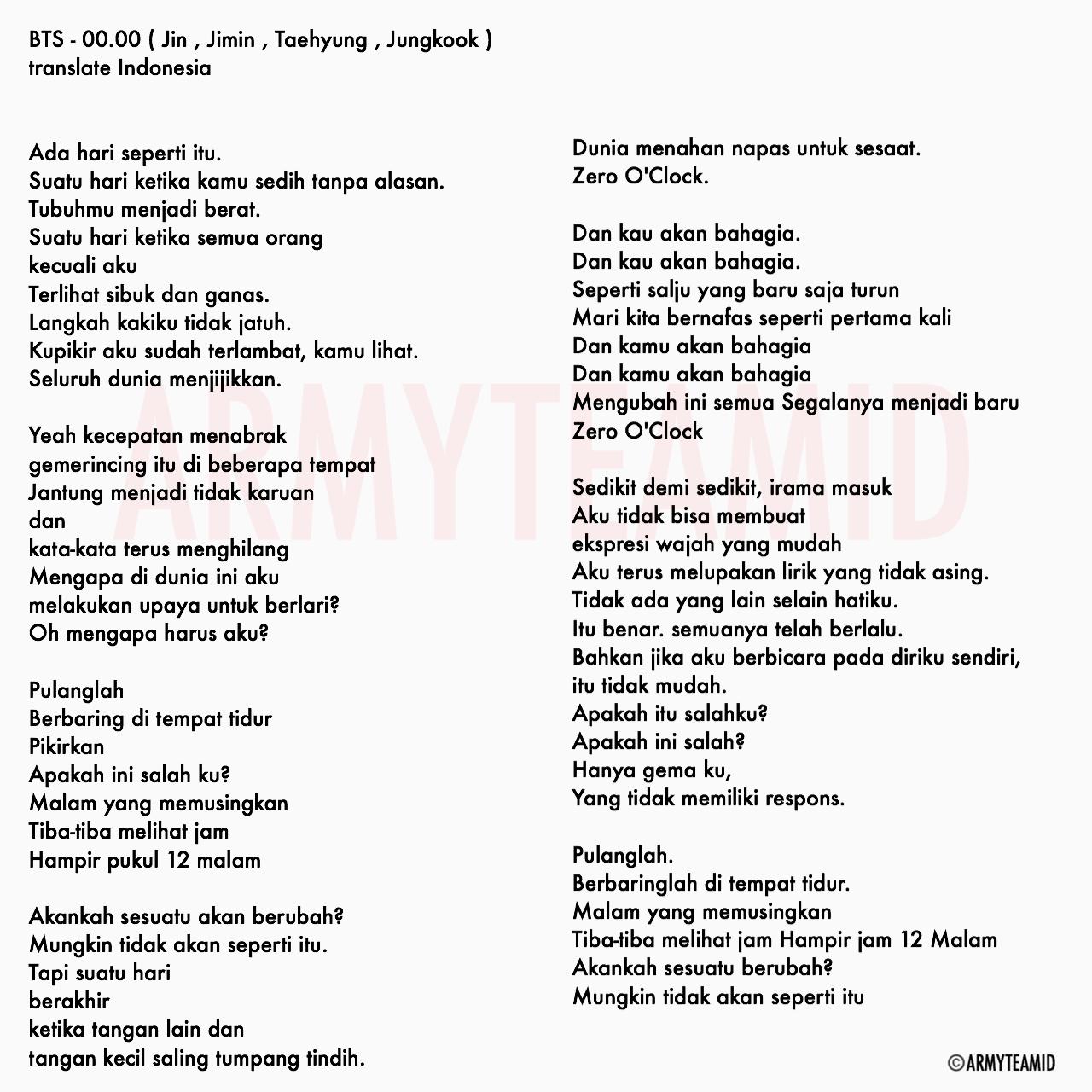 Bts Army Team On Twitter Translate Indonesia