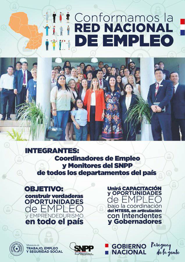 MTESS_PY's tweet photo. 🙌Estamos construyendo verdaderas oportunidades de empleo y emprendedurismo en todo el país, aprovechando el potencial de cada departamento.
#TrabajaPy
#ÑambaapoPy https://t.co/mxMsjIke3w