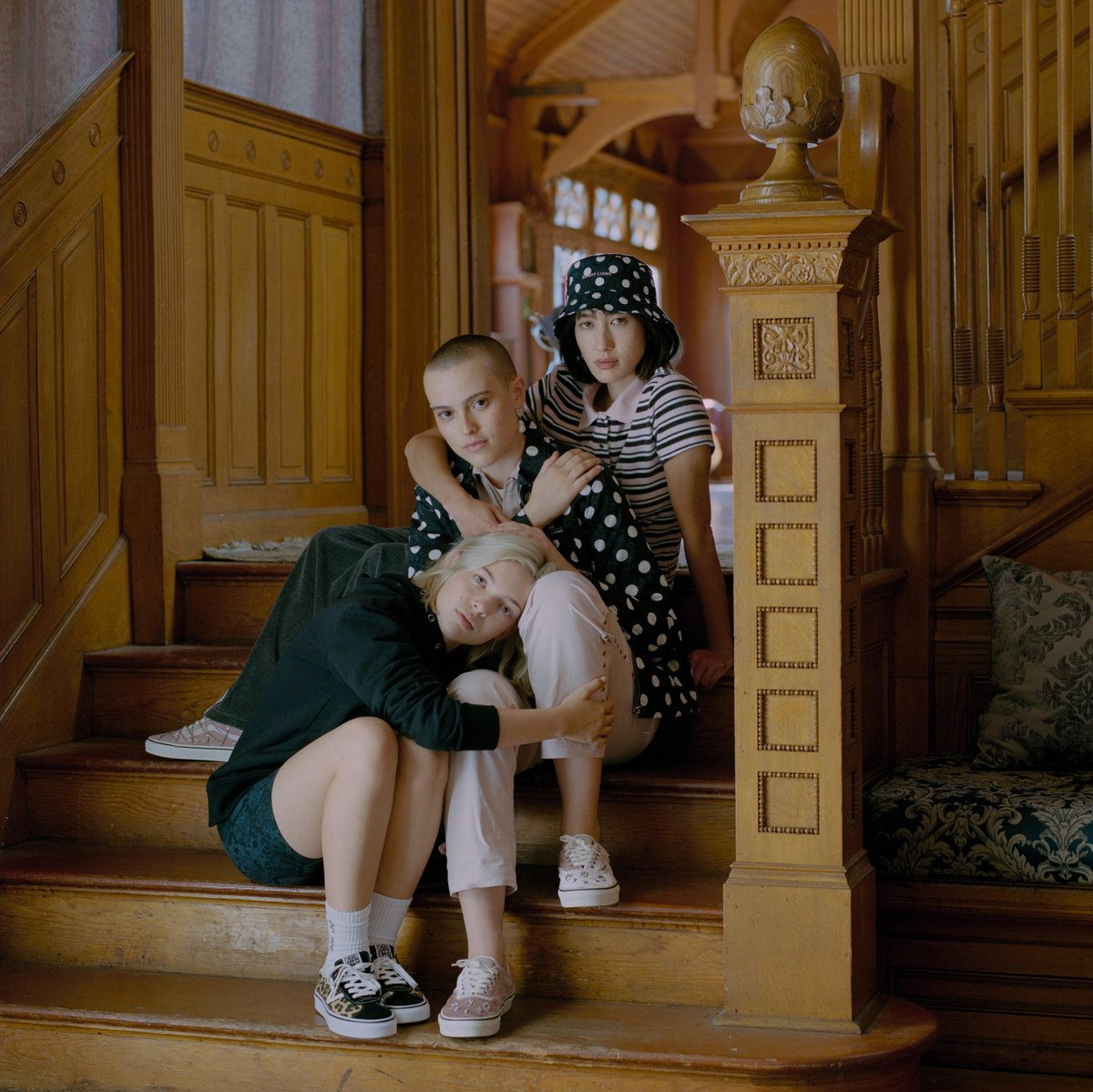 From fluffy fleece and pink velour to metal jewelry and butterfly details, the Vans x Sandy Liang collection has just arrived. vans.com/sandyliang