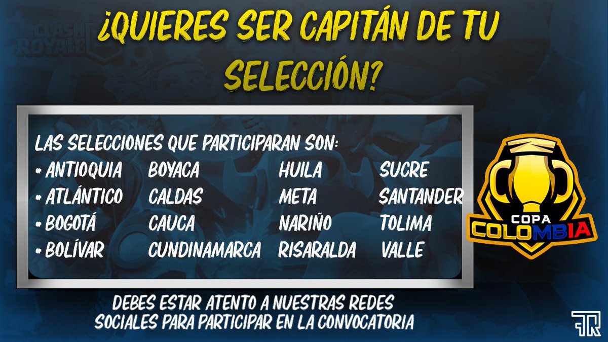 ¡ATENCIÓN!
La cuenta regresiva empieza, atentos que pronto, muy pronto abrimos las convocatorias.
#CopaCol20_1