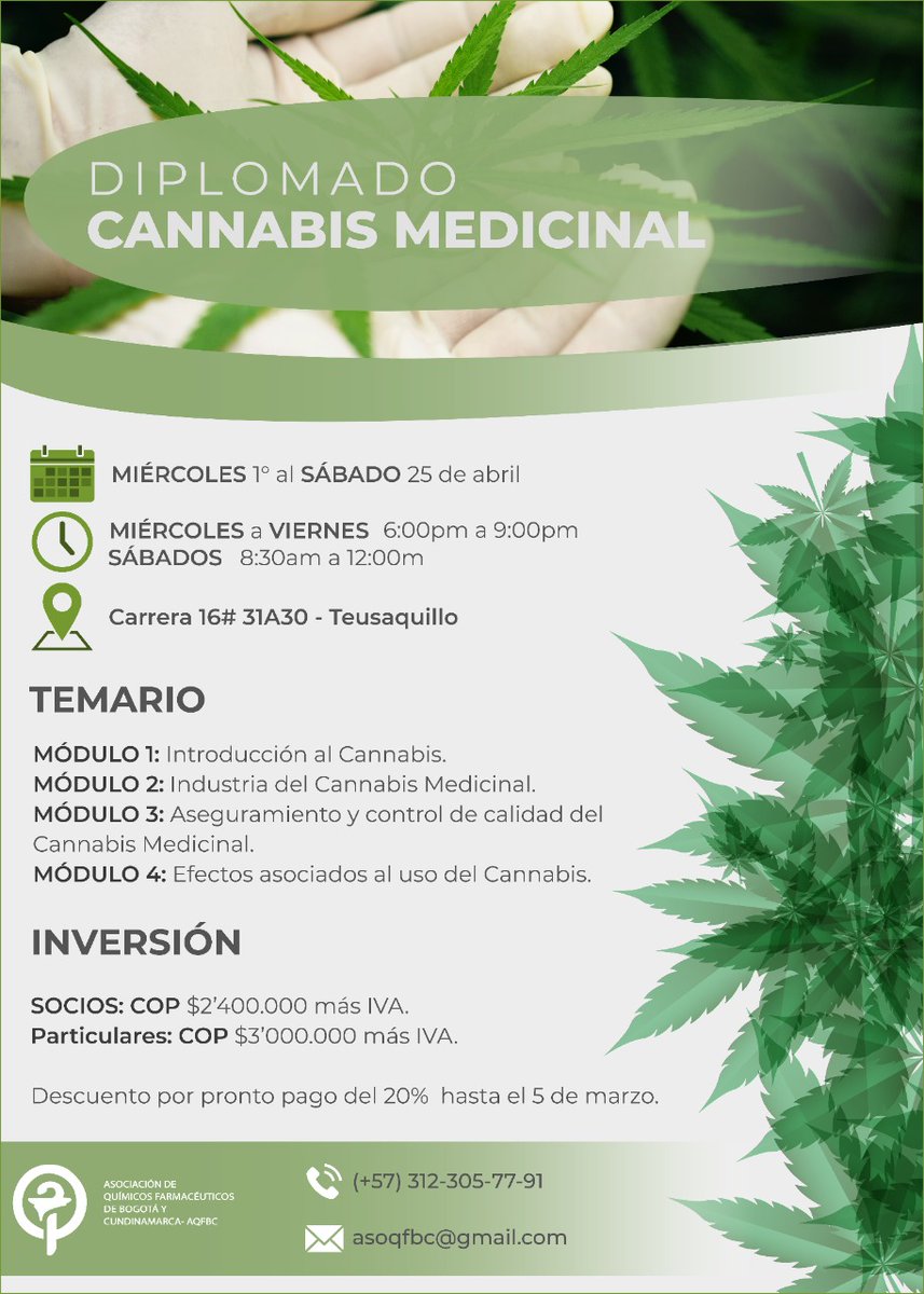 La Asociación de Químicos Farmacéuticos ha Organizado el siguiente evento académico. No pierda la oportunidad, queremos compartir esta experiencia con todos ustedes. Para más información contáctenos al correo asoqfbc@gmail.com o llamanos 3123057791
docs.google.com/forms/d/e/1FAI…