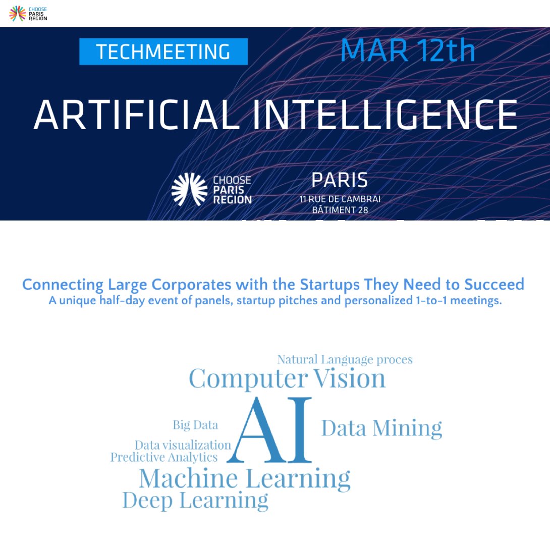 Matt_Dejardins's tweet image. Are you looking for #innovation case studies in #AI? 
See how to use #ArtificialIntelIigence to get audience insights, activate #socialmedia data in #Paris with  #startup #demo &amp;amp; corporations @ChooseParisReg

bit.ly/aiinparis

#management #Martech #ML via @ParisRegionUSA
