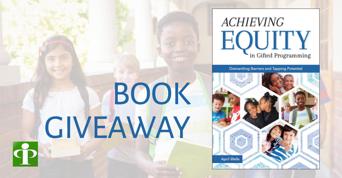 Retweet for a chance to win "Achieving #Equity in #Gifted Programming" by <a href="/eduk8gifted/">April Wells</a>. The winner will be notified on Monday! #gifteded #gtchat
