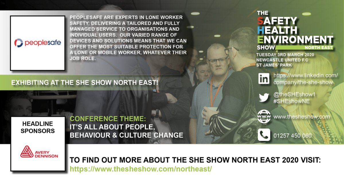 TheSHEShow1's tweet photo. We look forward to seeing @peoplesafe exhibiting at The #SHEshowNE
3rd March 2020, St James' Park, Newcastle United Football Club
For more information visit https://t.co/ue5PdsUHKF or to check out who else will be exhibiting visit https://t.co/NmXkzN3Bju https://t.co/aJQ1cnr380