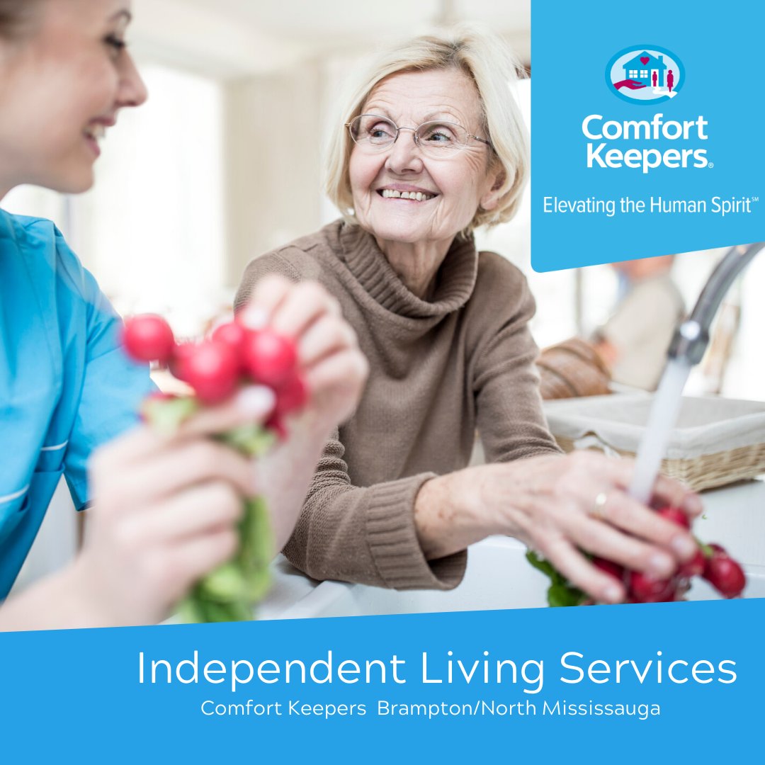 A balanced diet is crucial for seniors, and as we age, our appetite can be affected. Having a caregiver there to help make mealtime delicious and engaging reduces the risk of missing valuable nutrients.

#ElevatingTheHumanSpirit #ComfortKeepers