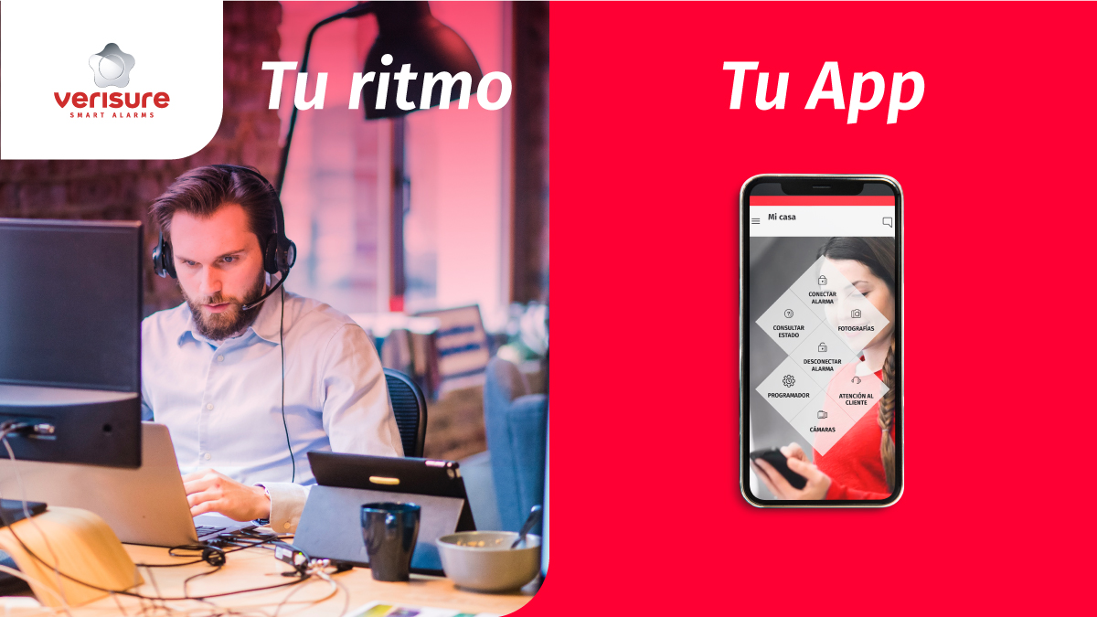 Tu trabajo, tu smartphone, tu app, tu ritmo. Descubre la app #MyVerisure aquí: bit.ly/2DYej2u