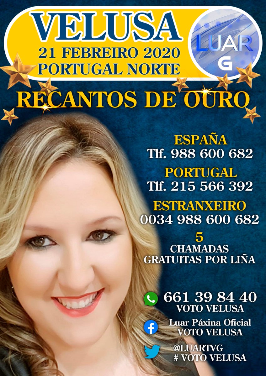 VelusaC's tweet photo. Chegou o día!!! Esta noite en recantos de @luartvg, represento a Portugal Norte!! Espero o voso apoio!!! https://t.co/sIiJmRE0v7