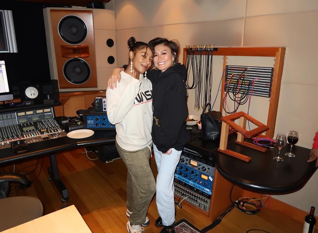 Agnez Mo with Victoria Monet