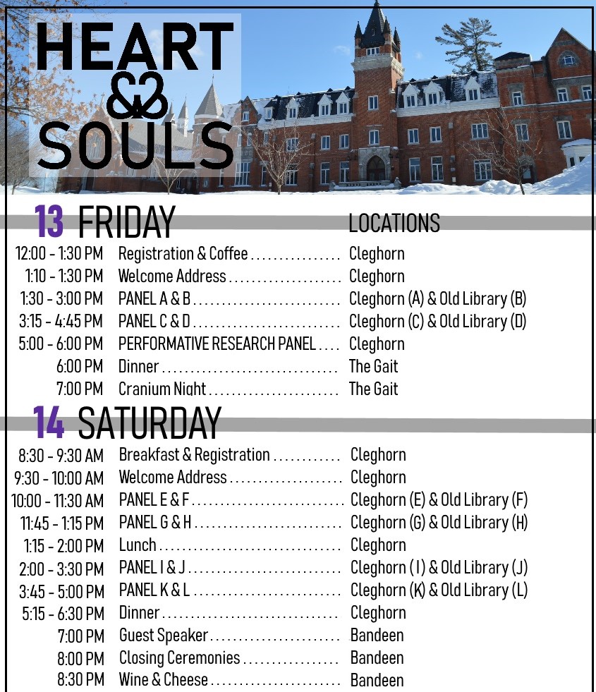 BUHEARTandSOULS's tweet photo. Our preliminary schedule is up and running! Stay tuned for a finalized panel schedule. https://t.co/ZorYY1e8kc